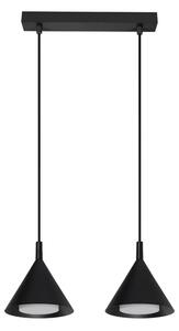 Brilagi - Lustră suspendată pe cablu CONE DOUBLE 2xGX53/15W/230V neagră