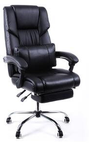 Scaun de birou Songmics Negru 65x58x(111-116) cm