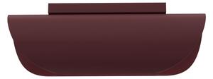 Aplica de perete BARBOS 2xG9/8W/230V burgundă