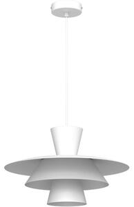 Lustră cu cablu PLATO 1xE27/15W/230V, albă