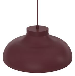 Candelabru suspendat pe cablu BASCA 1xE27/15W/230V vișiniu