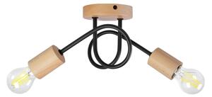 Candelabru aplicat OXFORD 2xE27/15W/230V pin/negru