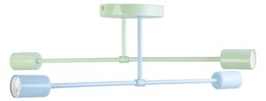 Lustră aplicată CAMBRIDGE, 4 x soclu E27, 15 W, 230 V, verde/albastru