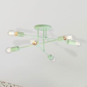 Lustră aplicată CAMBRIDGE, 6 x E27, 15 W, 230 V, verde