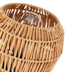 Eglo 44145 - Lampă de masă SHELDON 1xE27/40W/230V maro