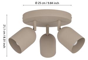 Eglo 44163 - Spot TILSTON, 3xE14/40W/230V, bej