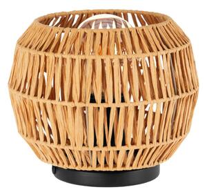 Eglo 44145 - Lampă de masă SHELDON 1xE27/40W/230V maro
