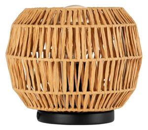 Eglo 44145 - Lampă de masă SHELDON 1xE27/40W/230V maro
