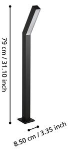 Eglo 900993 - Lampă LED de exterior UGENTO, 2xLED/4,5W/230V, IP44, negru