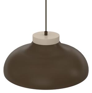 Pendul pe cablu BASCA, 1xE27/15W/230V, maro/bej