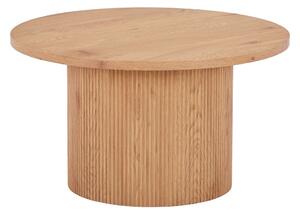 Masă de cafea, rotundă, naturală, diametru 80 cm, înălțime 45 cm