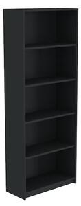 Biblioteca Komodo Esential cu 4 rafturi 670x290x1750 mm Antracit