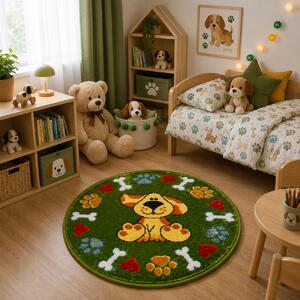 Covor Kolibri, Rotund, Puppy, 11100-130, 67x67 cm, 2300 gr mp