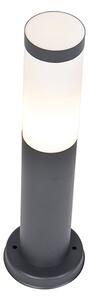 Lampă de stâlp gri antracit 45 cm IP44 - Rox