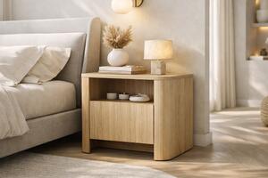 Noptieră Sorrenti 58 cm - stejar Vicenza