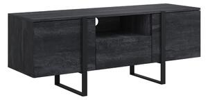 Comodă TV Verica 150 cm cu nișă - cărbune / picioare negre