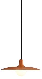 Lampă suspendată retro portocalie pentru sistem de șină monofazat - Slimline Panzi