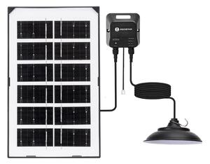 Lustră LED solară Aigostar LED/35W/12V 3000 mAh 6500K d. 15 cm