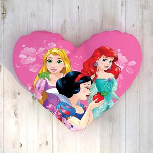 Pernuta decorativa inima, cu 2 fete, Tac Disney, Princess