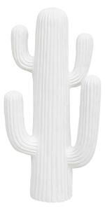 Ornament cactus exterior Rodrigo 58 cm înălțime alb