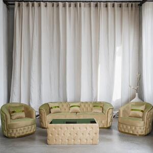 Set de canapele tapitate stil modern Chesterfield LUGANO