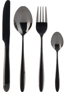 Set tacâmuri pentru 6 persoane în negru