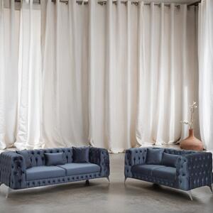 Set de canapele tapitate stil modern Chesterfield KANSAS
