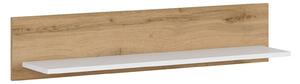 Polita Vigo, alb/stejar wotan, 100x20x21 cm