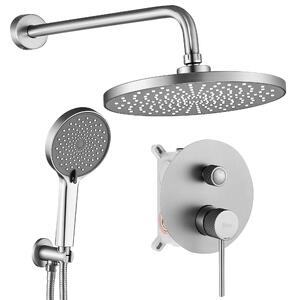 Set de dus incastrat Rea Lungo Stripe Nickel Brush + BOX