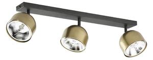 Spot ALTEA 3xAR111 GU10/50W/230V auriu/negru