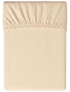 Cearsaf Jersey svetle bej 180 x 200 cm