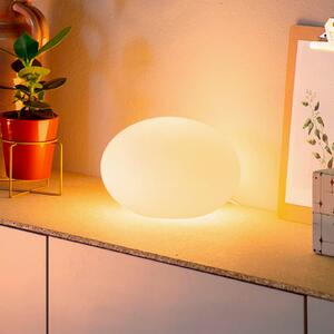 Philips Hue Lampa de birou LED inteligentă Flourish, albă, RGBW, CCT, reglabil, Alb, Camera de zi / sufragerie, Sticlă, Modern