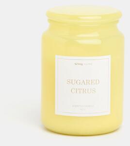 Sinsay - Lumânare parfumată Sugared Citrus - galben-deschis