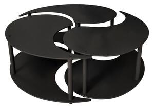 Set de 3 măsuțe de cafea Yanov (negru). Promo -18%. 1153768