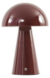 Lampă de masă Lindby, Nevijo, reglabil, Roșu, Camera de zi, Metal, Modern