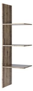 Rafturi Jagger, stejar manastery, PAL, 162x40x96,5 cm