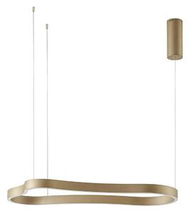 Lustră Pendul Lucande, Vikali, reglabil, Auriu / Alamă, Camera de zi, Metal, Modern