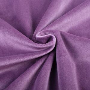 Set draperie din catifea cu inele, Madison, densitate 700 g/ml, Violet, 2 buc