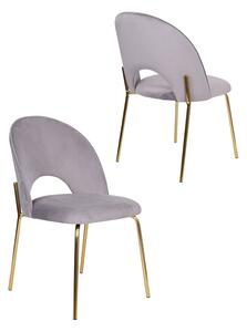 Scaun Molly Gold gri