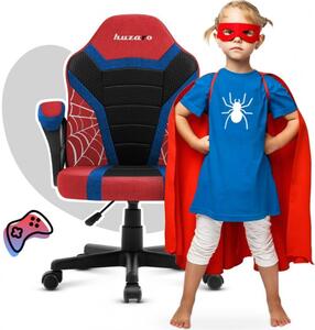 Scaun gaming confortabil pentru copii cu motiv SPIDERMAN