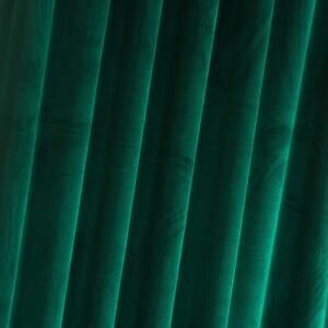 Set draperii din catifea cu inele, Madison, densitate 700 g/ml, Sacramento Green, 2 buc