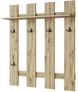 Cuier DOORSET 105, stejar navarra, PAL, 125x105x27.2 cm
