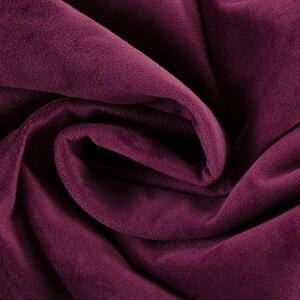 Set draperii din catifea cu inele, Madison, densitate 700 g/ml, Mulberry, 2 buc