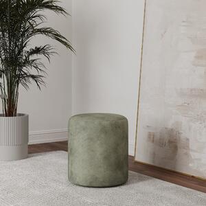 Taburet haaus Mali, Kaki, Stofa, L 41 x l 41 x H 45 cm