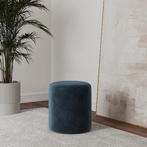 Taburet haaus Mali, Albastru, Stofa, L 41 x l 41 x H 45 cm