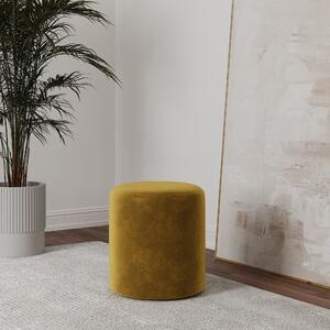 Taburet haaus Mali, Ocru, Stofa, L 41 x l 41 x H 45 cm