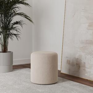 Taburet haaus Mali, Crem, Stofa, L 41 x l 41 x H 45 cm