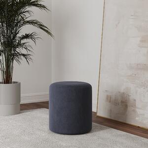 Taburet haaus Mali, Bleumarin, Stofa, L 41 x l 41 x H 45 cm