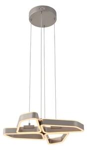 Quinn 4 Lustră Pendul Nickel - Lucande