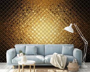 Fototapet Model geometric metalic luminos, Fototapet 3D, Fototapet populare, u23326 - Tapeko.ro
